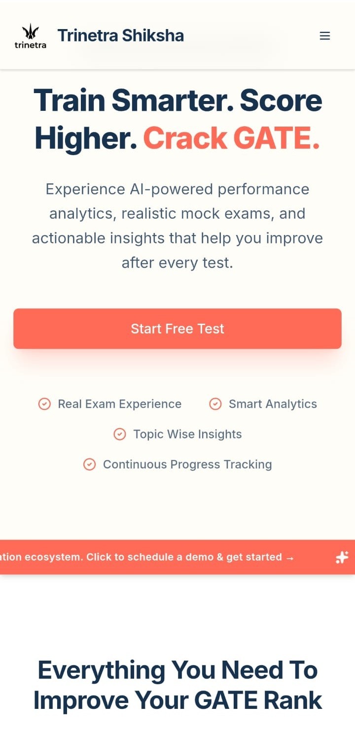 Trinetra Shiksha Exam Platform